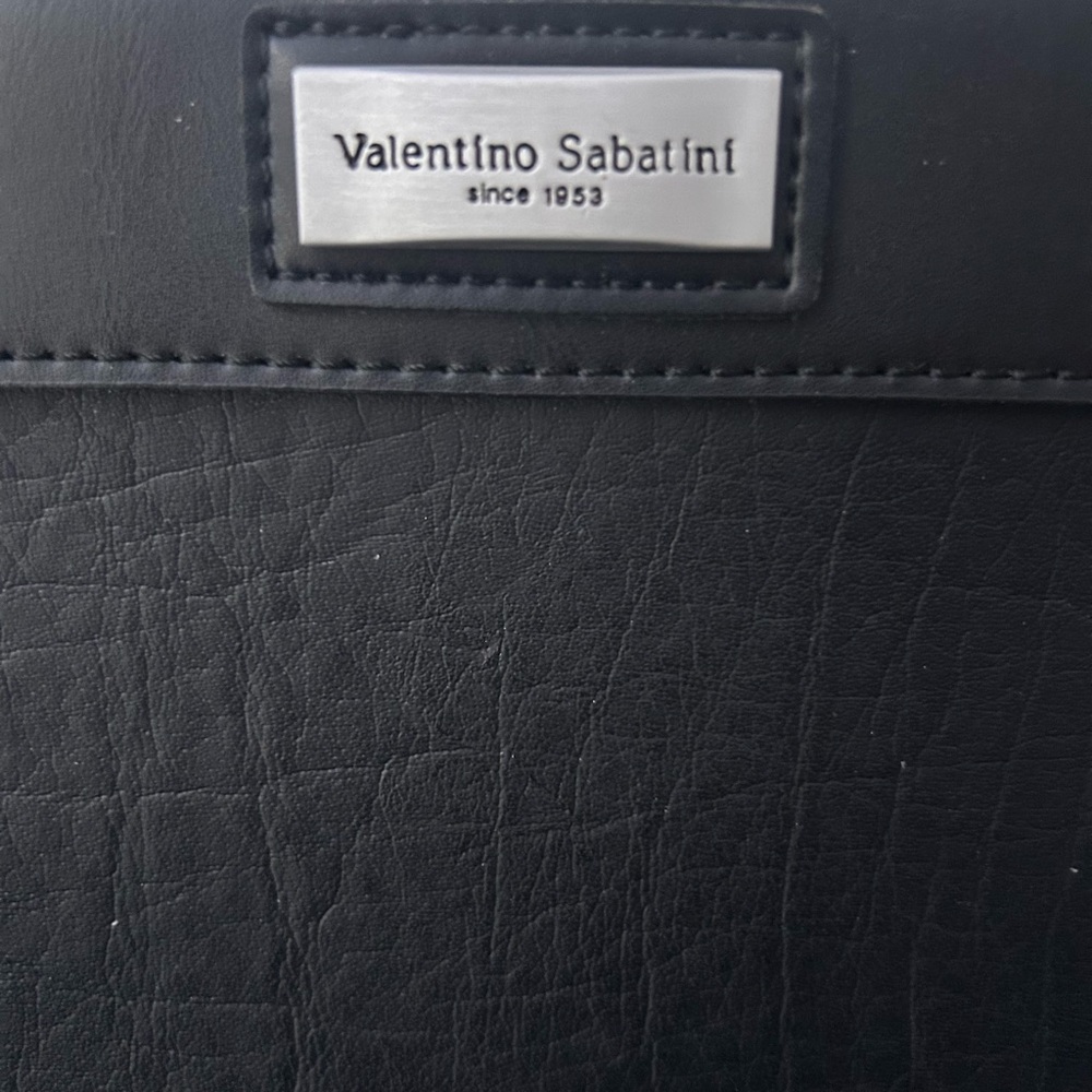 Valentino Sabatini Black Leather Bag